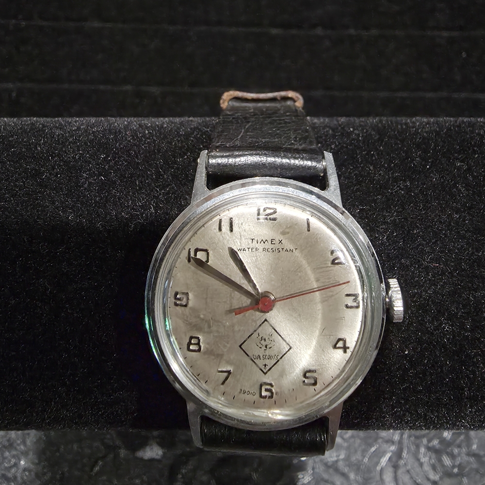 Timex Silver and Black Wearable Watch